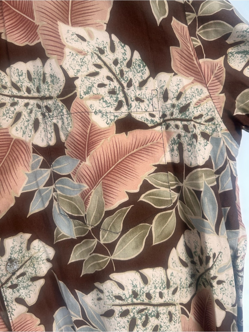 Cooke Street Honolulu Men’s Aloha Button Up Shirt | Vintage | Medium - Picture 10 of 12